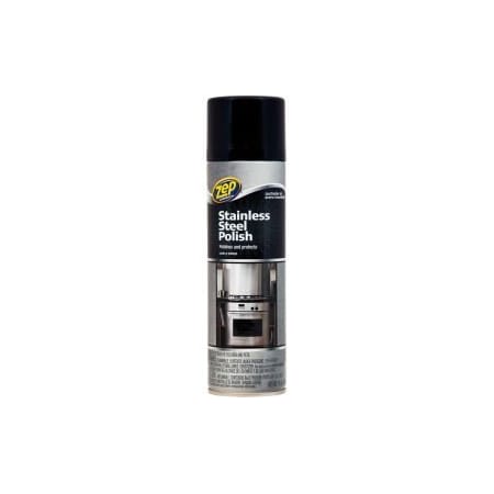Amrep Zep Stainless Steel Polish, 14 oz. Aerosol Can, 4 Cans - ZUSSTL144 ZUSSTL144